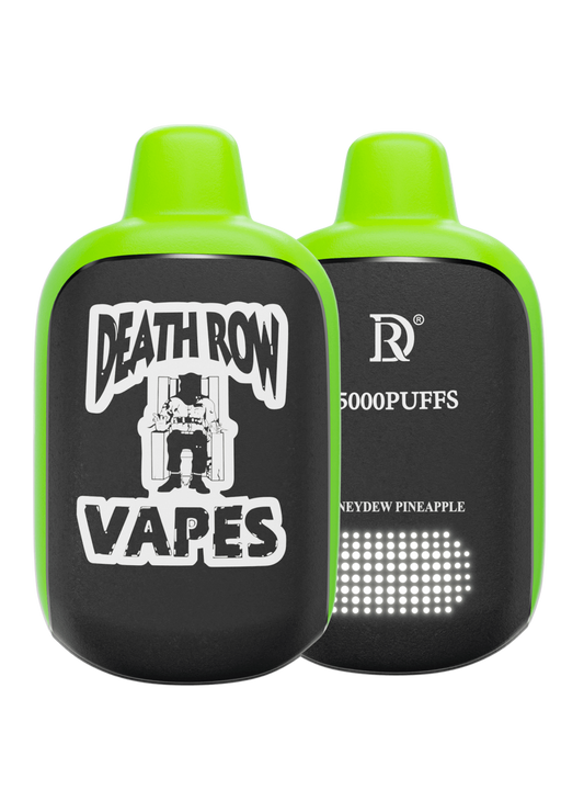 Death Row Vapes Puff 5000 - Honeydew Pineapple