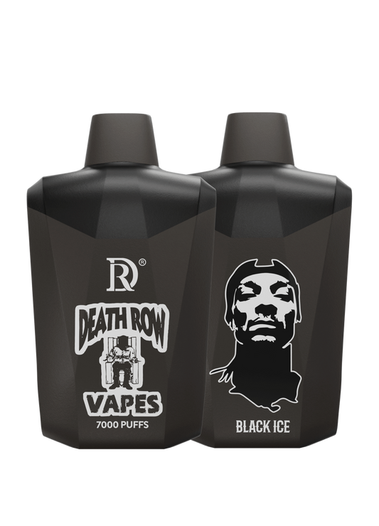 Death Row Vapes Puff 7000 - Black Ice