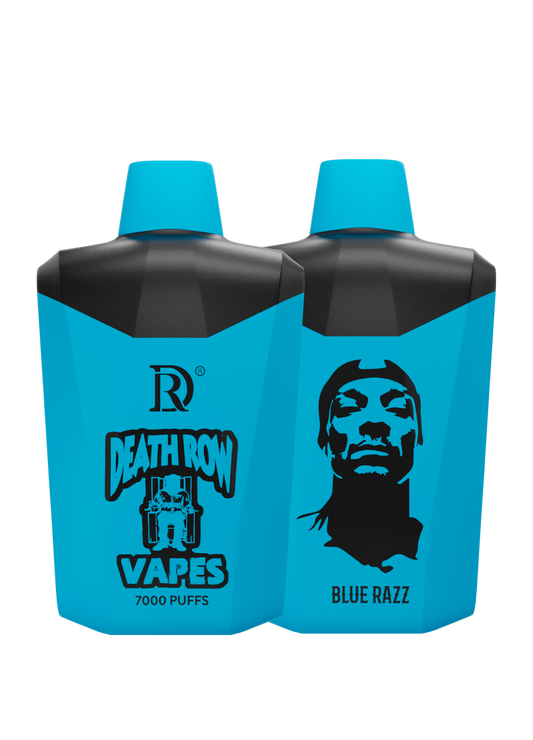 Death Row Vapes Puff 7000 - Blue Razz