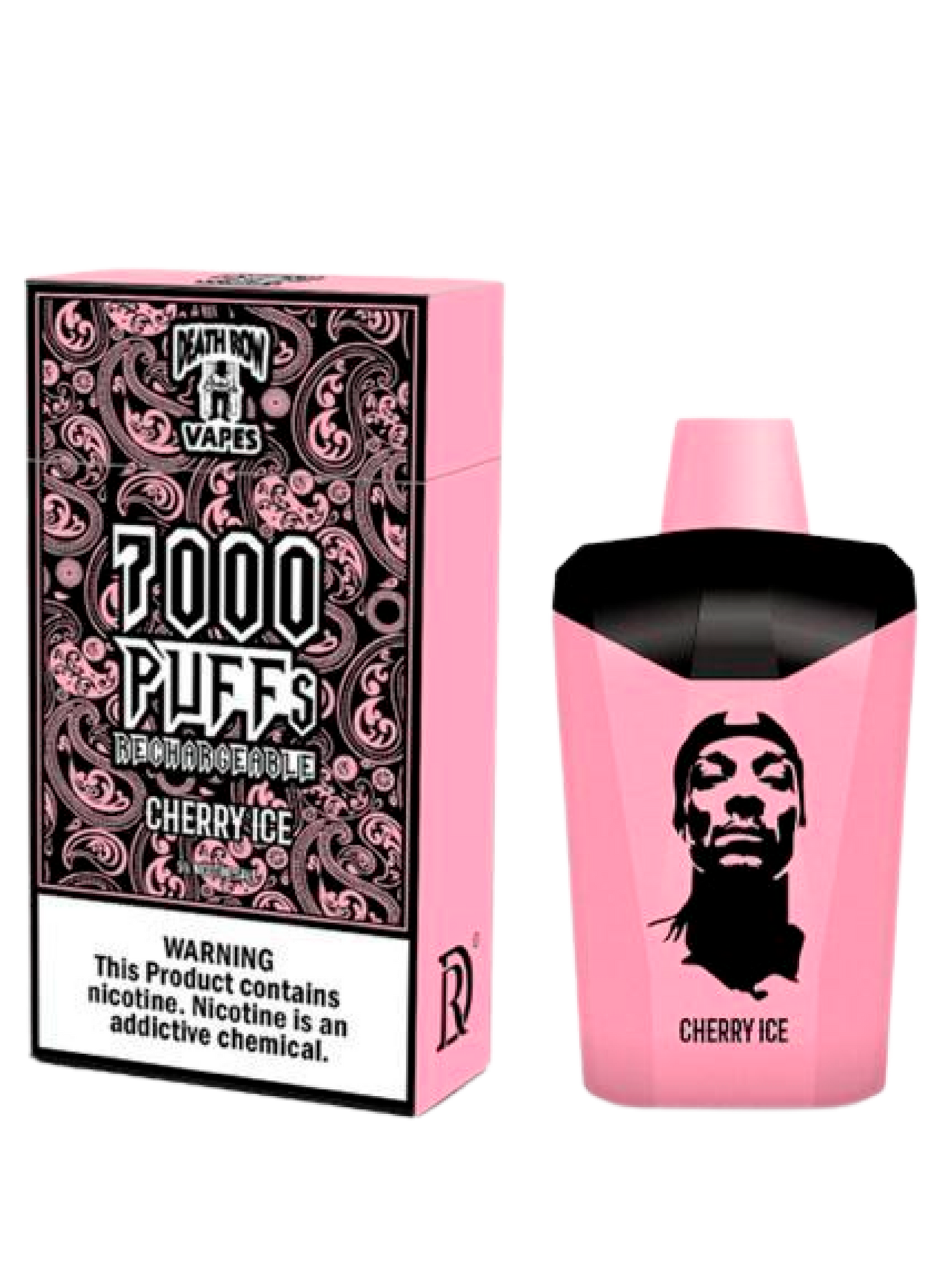 Death Row Vapes Puff 7000 - Cherry Ice