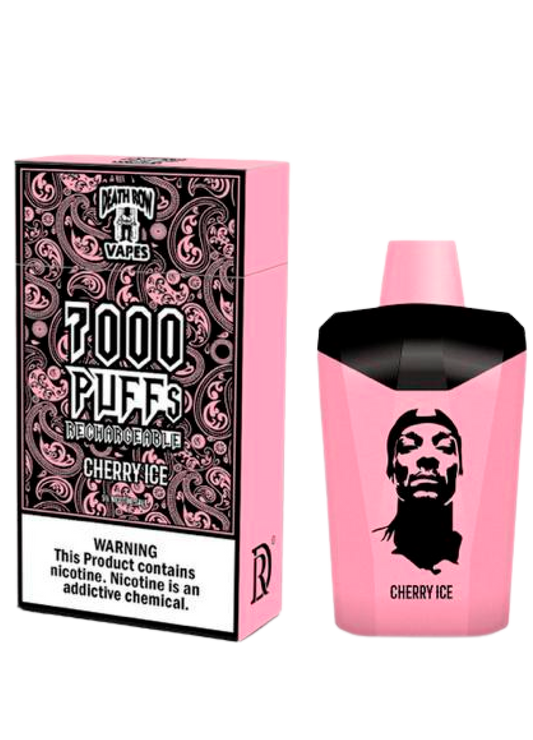 Death Row Vapes Puff 7000 - Cherry Ice