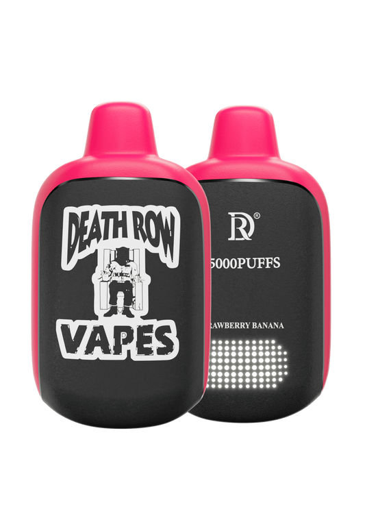 Death Row Vapes Puff 5000 - Strawberry Banana