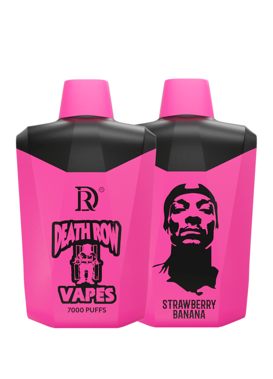 Death Row Vapes Puff 7000 - Strawberry Banana